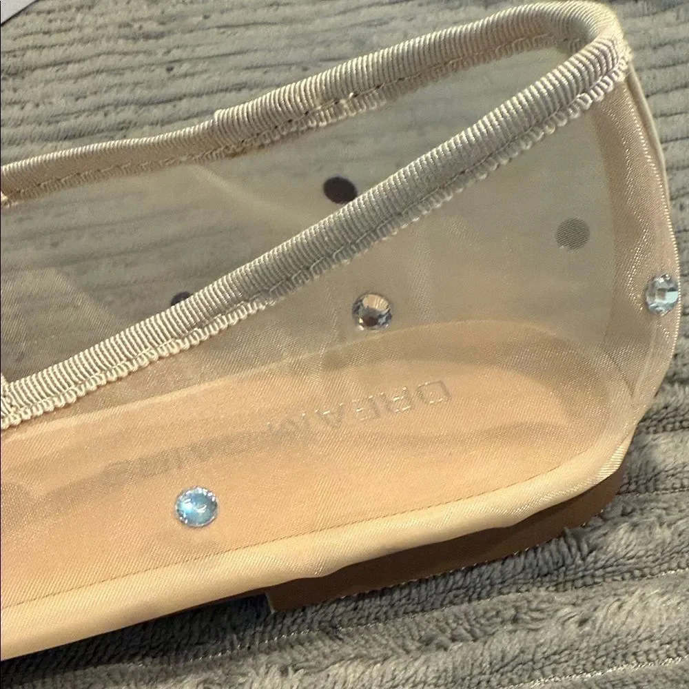 Dream pairs Elegant Beige Women's Shoes with Rhinestone Accents